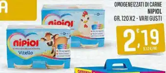 Nipiol Omogeneizzati di Carne gr. 120 x 2