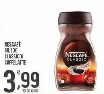 Eurospar Nescafè gr.100 Classico/Caffelatte offerta