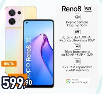 Unieuro Oppo Reno8 5G offerta
