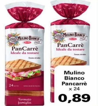 Alvama Mulino Bianco Pancarrè x 24 offerta