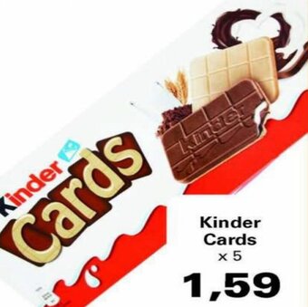 Alvama Kinder Cards x 5 offerta