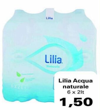 Alvama Lilia Acqua Naturale 6 x 2 lt offerta
