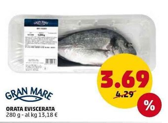 PENNY Gran Mare Orata Eviscerata 280 g offerta