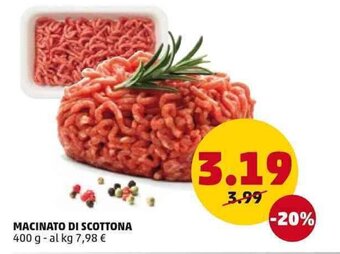 PENNY Macinato di Scottona 400 g offerta