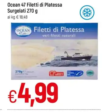 Famila Ocean 47 Filetti di Platessa Surgelati 270 g offerta
