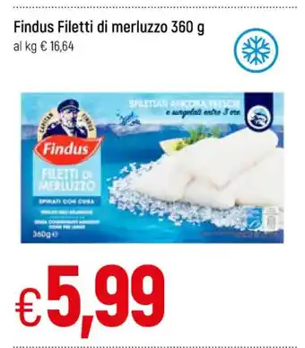 Famila Findus Filetti di merluzzo 360 g offerta