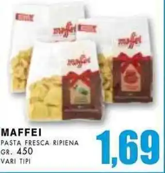 La Mimosa Supermercati Maffei Pasta Fresca Ripiena gr. 450 vari tipi offerta