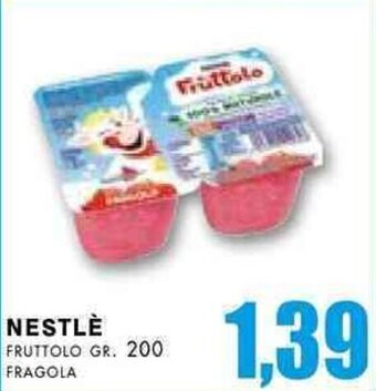 La Mimosa Supermercati Nestlè Fruttolo gr. 200 Fragola offerta