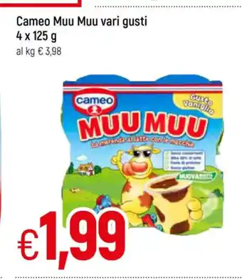 Famila Cameo Muu Muu vari gusti 4 x 125 g offerta