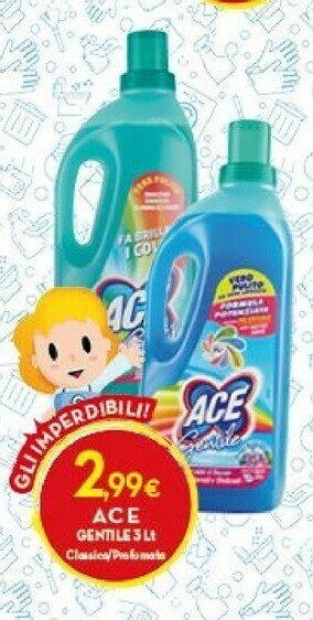 Proshop Ace Candeggina offerta