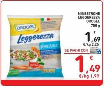 Spazio Conad Minestrone leggerezza orogel 750g offerta