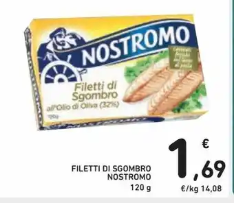 Spazio Conad Filetti di sgombro nostromo 120g offerta
