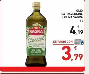 Spazio Conad Olio extra vergine di oliva sagra 1 l offerta