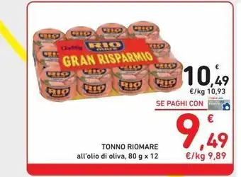 Spazio Conad Tonno in olio d'oliva rio mare 80g x12 offerta