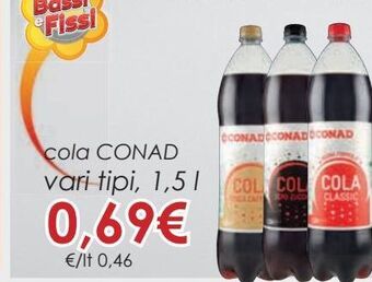 Spazio Conad Cola conad vari tipi 1.5 l offerta