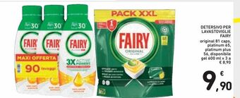 Spazio Conad Detersivo per lavastoviglie fairy offerta