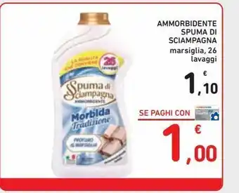 Spazio Conad Ammorbidente spuma di sciampagna marsiglia 26 lavaggi offerta