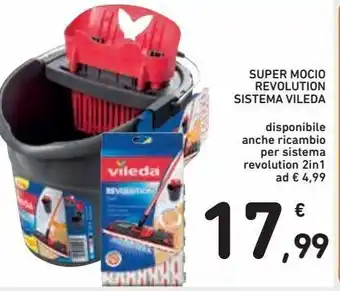 Spazio Conad Super mocio revolution sistema vileda offerta
