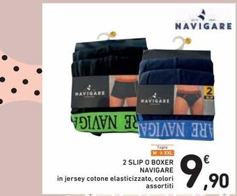 Spazio Conad 2 slip o boxer navigare offerta