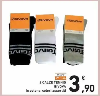 Spazio Conad 2 calze tennis givova offerta