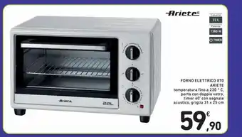Forno elettrico ariete 870
