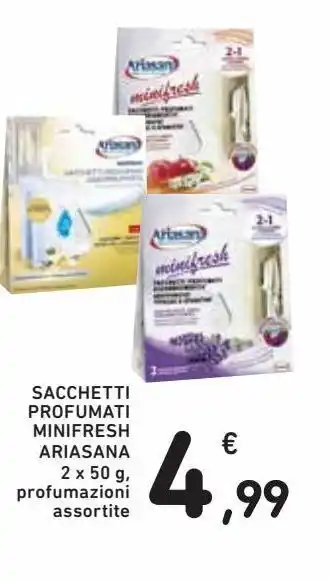 Sacchetti profumati minifresh ariasana