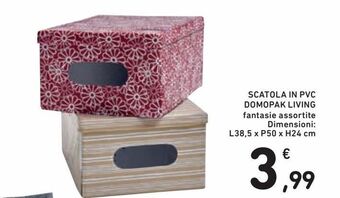 Scatola in pvc domopak living