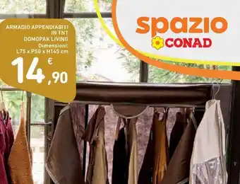 Spazio Conad Armadio appendiabiti in tnt domopak living offerta