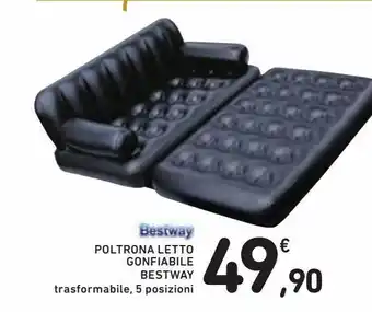 Spazio Conad Poltrona letto gonfiabile bestway offerta