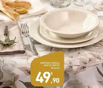 Servizio da tavola artic white