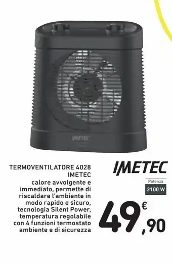 Spazio Conad Termoventilatore imetec 4028 offerta