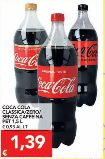 TuoDi Coca cola classica/zero/senza caffeina offerta