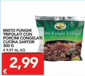 TuoDi Misto funghi trifolati con pporcini congelati cucina sartor offerta