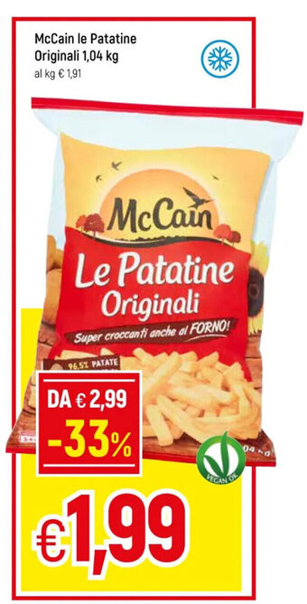 Famila McCain le Patatine Originali, 1,04 kg offerta