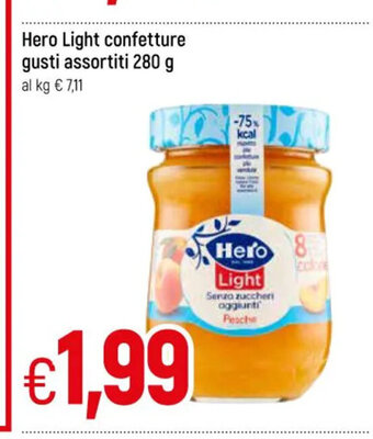 Famila Hero Light confetture gusti assortiti 280 g offerta