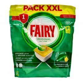 Pastiglie lavastoviglie fairy platinum lemon 81 caps