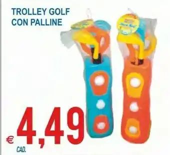 MD Discount Trolley Golf Con Palline offerta