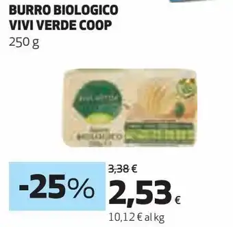 Ipercoop Burro biologico vivi verde coop offerta