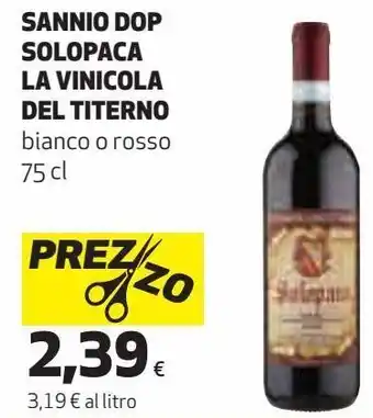 Ipercoop Sannio dop salopaca la vinicola del titerno offerta