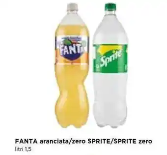 A&O Fanta aranciata/zero Sprite/Sprite zero litri 1,5 offerta