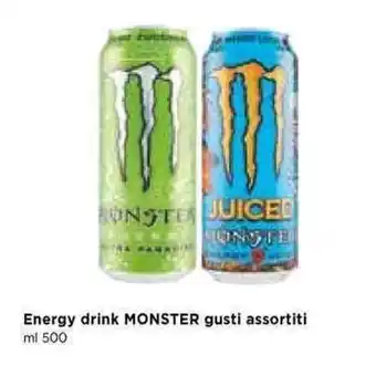 A&O Monster Energy Drink gusti assortiti ml 500 offerta