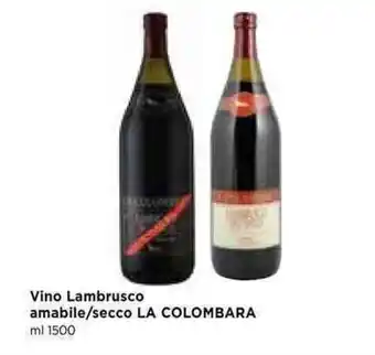 La Colombara Vino Lambrusco amabile/secco ml 1500