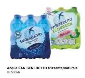 A&O San Benedetto Acqua frizzante/naturale ml 500x6 offerta