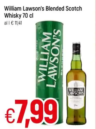 Famila William Lawson's Blended Scotch Whisky 70 cl offerta