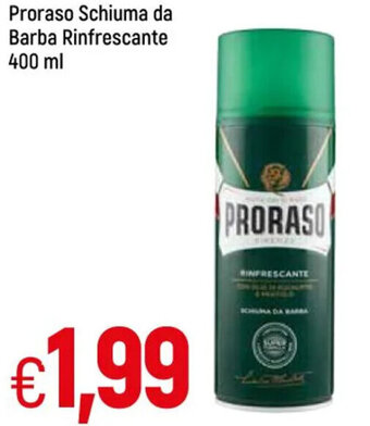 Famila Proraso Schiuma da Barba Rinfrescante 400 ml offerta