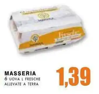 Masseria 6 Uova L Fresche Allevate a Terra