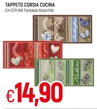 Famila Tappeto Corsia Cucina cm 57 x 140 offerta