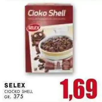 La Mimosa Supermercati Selex Ciocko Shell gr. 375 offerta