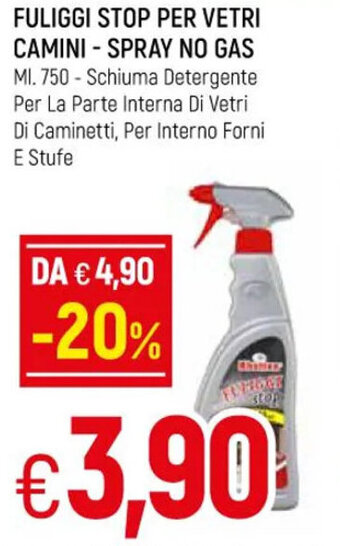 Famila Fuliggi Stop Per Vetri Camini - Spray No Gas ml. 750 offerta