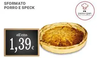 Doro Supermercati Sformato Porro E Speck offerta